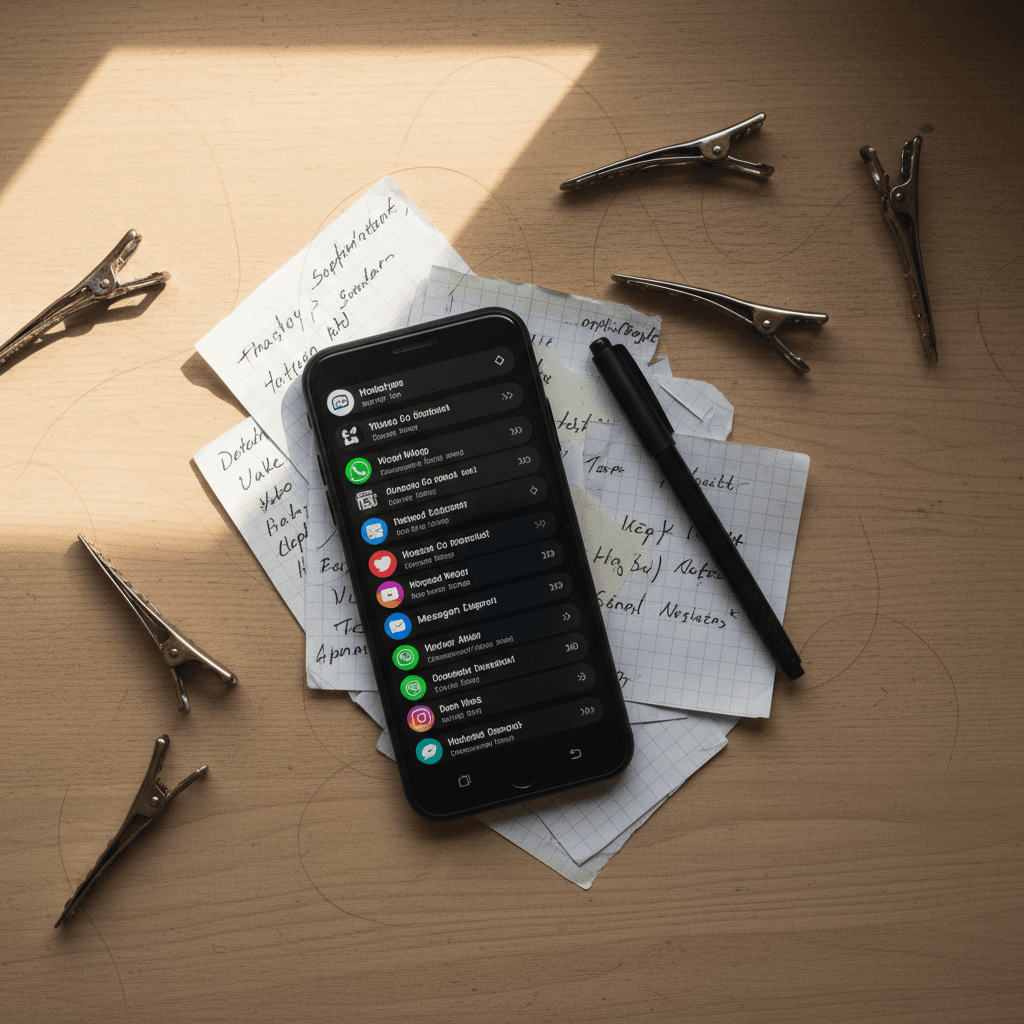 Chaos komunikacyjny — notatki i powiadomienia