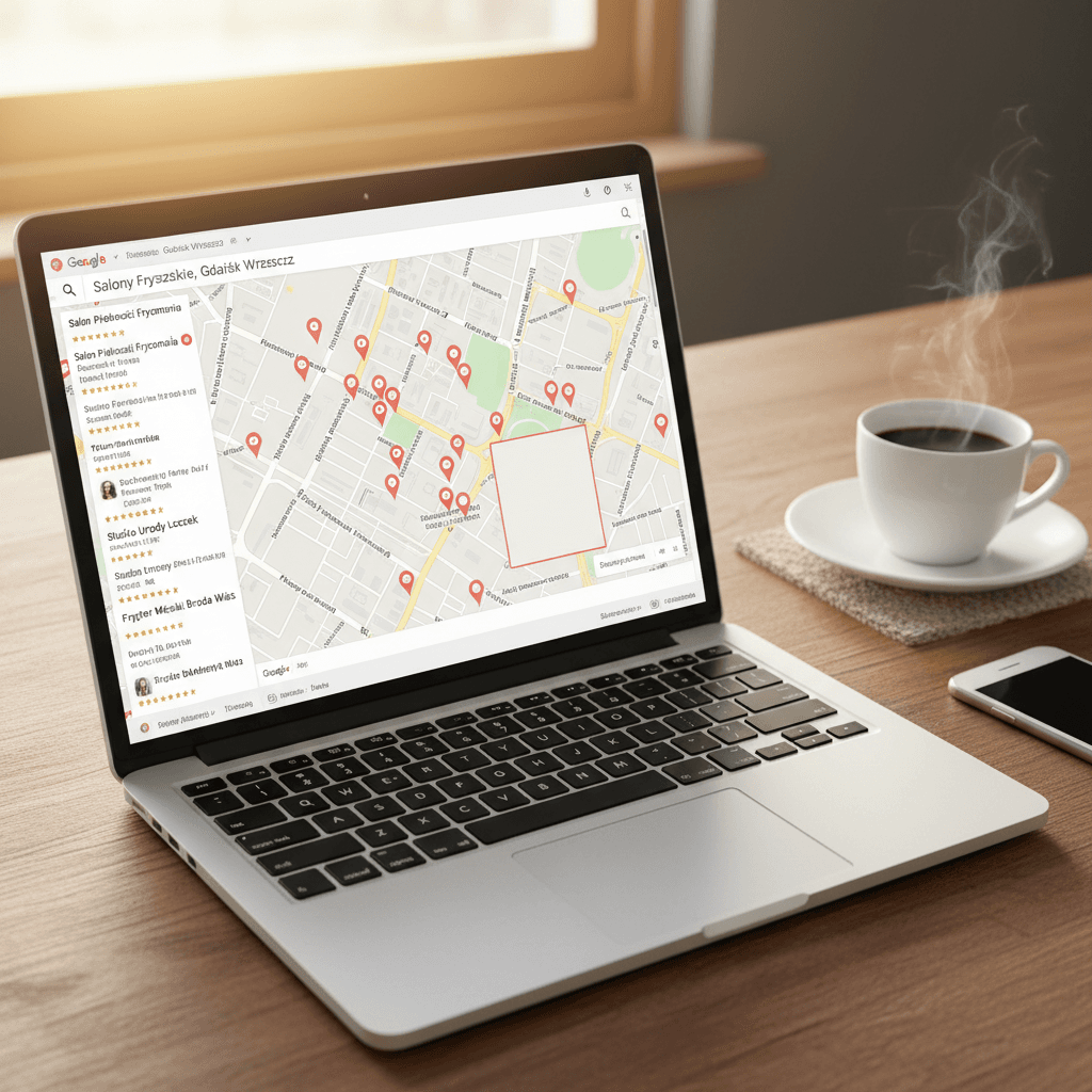 Google Maps z salonami fryzjerskimi — Twojego brakuje